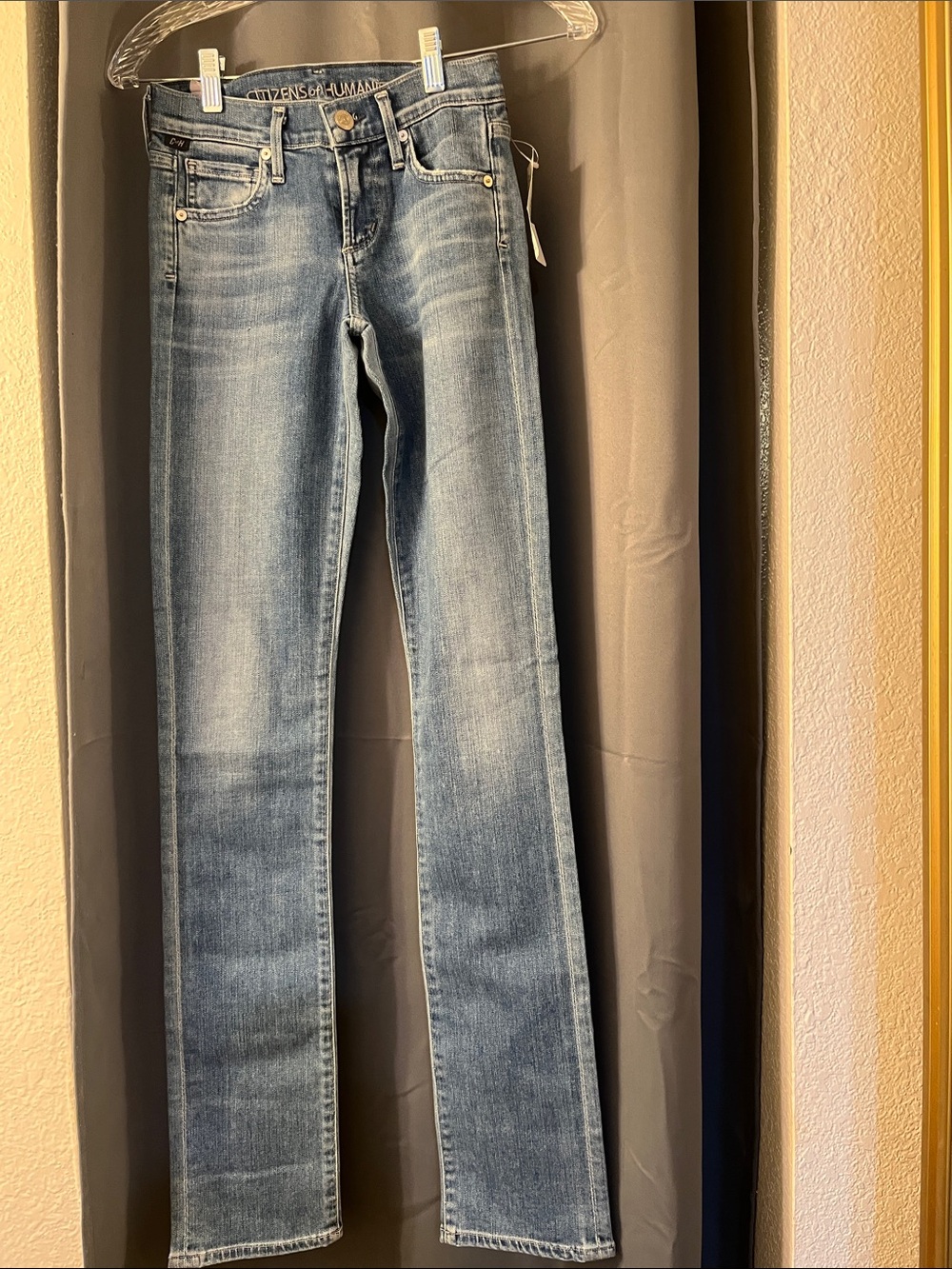 Citizens of Humanity Women's Straight Leg Jeans - Light Blue Wash